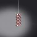 Sospensione Moderna 1 Luce Prisma Polilux Rosa Metallico D13 Made In Italy | Lampadari e Sospensioni | Luce Art Shop Sospensione Moderna 1 Luce Prisma Polilux Rosa Metallico D13 Made In Italy | Linea Zero