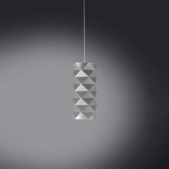 Sospensione Moderna 1 Luce Prisma In Polilux Silver D13 Made In Italy | Lampadari e Sospensioni | Luce Art Shop Sospensione Moderna 1 Luce Prisma In Polilux Silver D13 Made In Italy | Linea Zero
