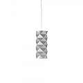 Sospensione Moderna 1 Luce Prisma In Polilux Silver D13 Made In Italy | Lampadari e Sospensioni | Luce Art Shop Sospensione Moderna 1 Luce Prisma In Polilux Silver D13 Made In Italy | Linea Zero