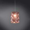 Sospensione Moderna 1 Luce Prisma In Polilux Rosa Metallico D27 Made In Italy | Lampadari e Sospensioni | Luce Art Shop Sospensione Moderna 1 Luce Prisma In Polilux Rosa Metallico D27 Made In Italy | Linea Zero