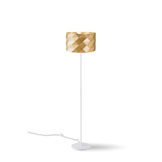 Lampada Da Terra Moderna 1 Luce Prisma In Polilux Oro H153 Made In Italy | Piantane - Lampade da Terra | Luce Art Shop Lampada Da Terra Moderna 1 Luce Prisma In Polilux Oro H153 Made In Italy | Linea Zero