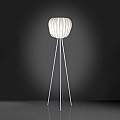 Lampada Da Terra Con Treppiede 1 Luce Queen In Polilux Bianco D60 Made In Italy | Piantane - Lampade da Terra | Luce Art Shop Lampada Da Terra Con Treppiede 1 Luce Queen In Polilux Bianco D60 Made In Italy | Linea Zero