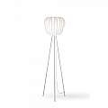 Lampada Da Terra Con Treppiede 1 Luce Queen In Polilux Bianco D60 Made In Italy | Piantane - Lampade da Terra | Luce Art Shop Lampada Da Terra Con Treppiede 1 Luce Queen In Polilux Bianco D60 Made In Italy | Linea Zero