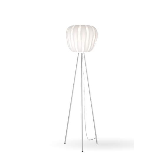 Lampada Da Terra Con Treppiede 1 Luce Queen In Polilux Bianco D60 Made In Italy | Piantane - Lampade da Terra | Luce Art Shop Lampada Da Terra Con Treppiede 1 Luce Queen In Polilux Bianco D60 Made In Italy | Linea Zero