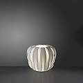Lampada Da Terra Moderna 2 Luci Queen In Polilux Bianco D60 Made In Italy | Linea Zero