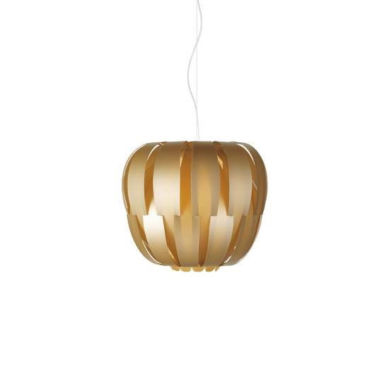 Sospensione Moderna 1 Luce Queen In Polilux Oro D19 Made In Italy | Lampadari e Sospensioni | Luce Art Shop Sospensione Moderna 1 Luce Queen In Polilux Oro D19 Made In Italy | Linea Zero