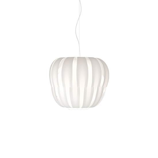 Sospensione Moderna 1 Luce Queen In Polilux Bianco D29 Made In Italy | Lampadari e Sospensioni | Luce Art Shop Sospensione Moderna 1 Luce Queen In Polilux Bianco D29 Made In Italy | Linea Zero