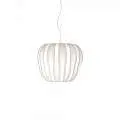Sospensione Moderna 2 Luci Queen In Polilux Bianco D60 Made In Italy | Lampadari e Sospensioni | Luce Art Shop Sospensione Moderna 2 Luci Queen In Polilux Bianco D60 Made In Italy | Linea Zero