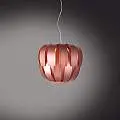 Sospensione Moderna 2 Luci Queen In Polilux Rosa Metallico D75 Made In Italy | Lampadari e Sospensioni | Luce Art Shop Sospensione Moderna 2 Luci Queen In Polilux Rosa Metallico D75 Made In Italy | Linea Zero