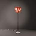 Lampada Da Terra Con Base 1 Luce Queen In Polilux Rame D60 Made In Italy | Piantane - Lampade da Terra | Luce Art Shop Lampada Da Terra Con Base 1 Luce Queen In Polilux Rame D60 Made In Italy | Linea Zero