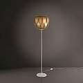 Lampada Da Terra Con Base 1 Luce Queen In Polilux Oro D60 Made In Italy | Piantane - Lampade da Terra | Luce Art Shop Lampada Da Terra Con Base 1 Luce Queen In Polilux Oro D60 Made In Italy | Linea Zero