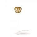 Lampada Da Terra Con Base 1 Luce Queen In Polilux Oro D60 Made In Italy | Piantane - Lampade da Terra | Luce Art Shop Lampada Da Terra Con Base 1 Luce Queen In Polilux Oro D60 Made In Italy | Linea Zero