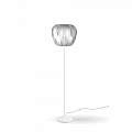 Lampada Da Terra Con Base 1 Luce Queen In Polilux Silver D60 Made In Italy | Piantane - Lampade da Terra | Luce Art Shop Lampada Da Terra Con Base 1 Luce Queen In Polilux Silver D60 Made In Italy | Linea Zero