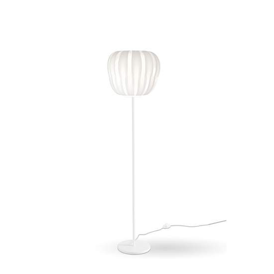 Lampada Da Terra Con Base 1 Luce Queen In Polilux Bianco D60 Made In Italy | Piantane - Lampade da Terra | Luce Art Shop Lampada Da Terra Con Base 1 Luce Queen In Polilux Bianco D60 Made In Italy | Linea Zero