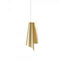 Sospensione Moderna A 1 Luce Vela In Polilux Oro H70 Made In Italy | Linea Zero