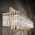 Sospensione Classica Crek Metallo Ottone Vetro 14 Luci CREK-S14