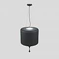 Lampadario Contemporaneo Eva In Plastica Grigio Alluminio 4 Luce EVA-S3-1-V72