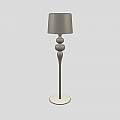 Piantana Contemporanea Eva In Plastica Cemento Alluminio 4 Luci EVA-STL-3-1-V70