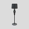 Piantana Contemporanea Eva In Plastica Grigio Alluminio 4 Luci EVA-STL-3-1-V72