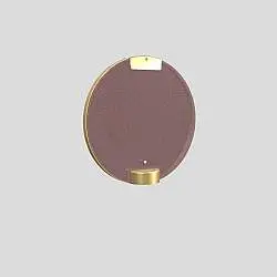 Applique Contemporanea Horo Metallo Ottone Rosa Led 14,4W