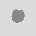Applique Contemporanea Horo Metallo Ottone Vetro Trasparente Led 14,4W HORO-A-TR