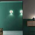 Applique Contemporanea Horo Metallo Ottone Vetro Trasparente Led 14,4W HORO-A-TR