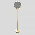 Piantana Contemporanea Horo Metallo Ottone Vetro Trasparente Led 14,4W HORO-STL-TR