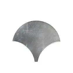 Applique Contemporanea Palm Metallo Argento Led 11W