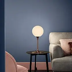 Lampadario Contemporaneo Tee D30Cm Metallo Rame Vetro 1 Luce