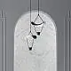 Lampadario Contemporaneo Vollee Metallo Nero Led 6,6W
