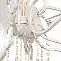 Lampadario Shabby Chic Grace Metallo Bianco 10 Luci ARM247-10-G