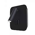 Applique Da Parete Moderno Ios 176 Alluminio Nero Luce Led Integrato 10W C175-WL-01-6W-B
