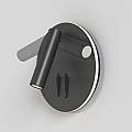 Applique Da Parete Interno Moderno Ios 176 Alluminio Nero Luce Led Integrato 10W C176-WL-01-6W-B