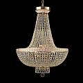 Lampadaro Contemporaneo Bella Metallo Oro 8 Luci Diffusori Metallo DIA750-TT50-WG