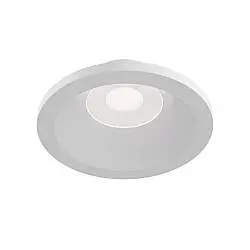 Faretto Da Incasso Moderno Zoom Alluminio Bianco 1 Luce