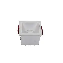 Faretto Da Incasso Moderno Alfa Led Alluminio Bianco Led Luce Calda 15W Dimm.