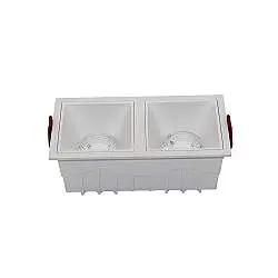 Faretto Da Incasso Moderno Alfa Led Alluminio Bianco Led 15W Luce Calda