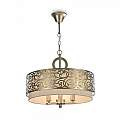 Lampadario Contemporaneo Venera Metallo Ottone 3 Luci Diffusore In Pvc H260-03-N