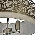Lampadario Contemporaneo Venera Metallo Ottone 3 Luci Diffusore In Pvc H260-03-N