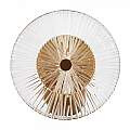Applique Contemporanea Aster 1 Luce Con Diffusore Vetro E Rosone Oro In Metallo MOD007WL-01G