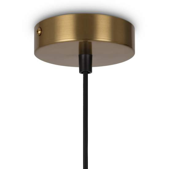 Sospensione Contemporanea Ring Metallo Ottone 2 Luci E Diffusori Bianchi MOD013PL-02BS1