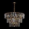 Lampadario Contemporaneo Puntes Metallo Oro 18 Luci MOD043PL-18G