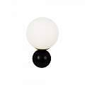 Applique Contemporanea Nostalgia Metallo Oro Opaco 1 Luce Diffusore Bianco MOD048WL-01G