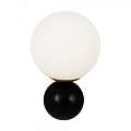 Applique Contemporanea Nostalgia Metallo Oro Opaco 1 Luce Diffusore Bianco MOD048WL-01G