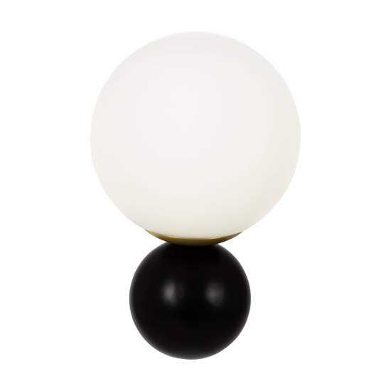 Applique Contemporanea Nostalgia Metallo Oro Opaco 1 Luce Diffusore Bianco MOD048WL-01G