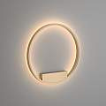 Applique Da Parete Moderno Rim Alluminio Ottone 1 Luce Led 37W MOD058WL-L35BS3K