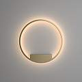 Applique Da Parete Moderno Rim Alluminio Ottone 1 Luce Led 37W MOD058WL-L35BS3K