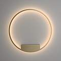 Applique Da Parete Moderno Rim Alluminio Ottone 1 Luce Led 51W MOD058WL-L50BS3K