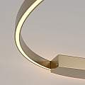 Applique Da Parete Moderno Rim Alluminio Ottone 1 Luce Led 51W MOD058WL-L50BS3K