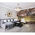 Lampadario Contemporaneo Revero Metallo Ottone 12 Luci Diffusori Vetro MOD085PL-12BS